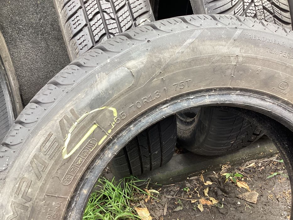 COMPSAL 155/70r13 2szt opony całoroczne wielosezonowe 6.7mm 2024r