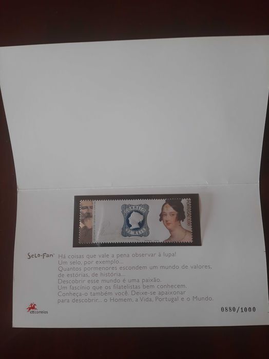 Estojo do coleccionador com um selo de edição limitada