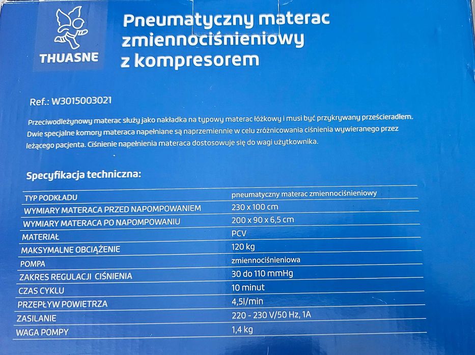 Materac przeciwodleżynowy Thuasne