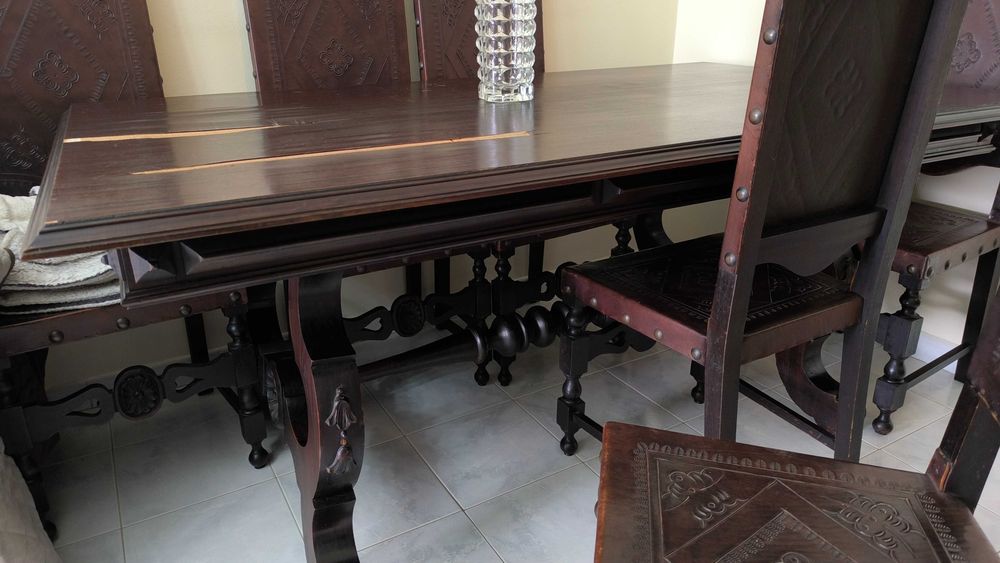 Mesa antiga sala 1,80 x 100
