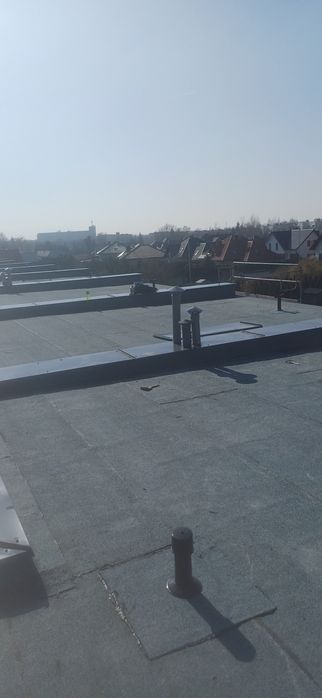 Dekarz,dekarstwo,Krycie papą termozgrzewalną,opierzenia, remont dachu