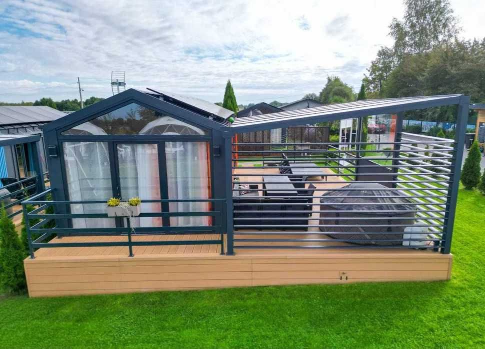 Luksusowy, Domek Całoroczny typu stodoła - Stan pod klucz, biznes