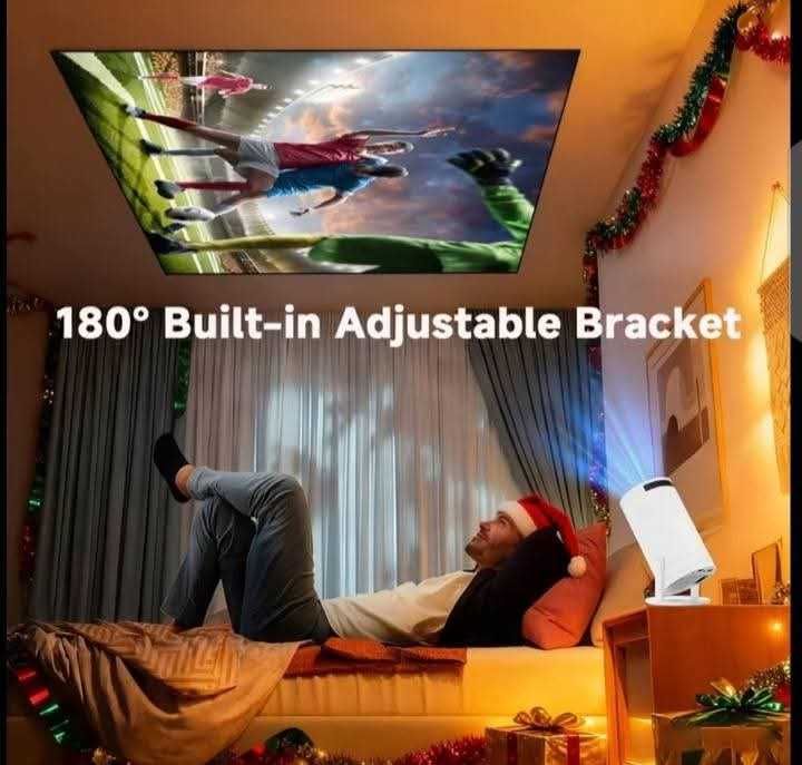 Projetor multimédia com tecnologia LED SOURCE e resolução Ultra HD.