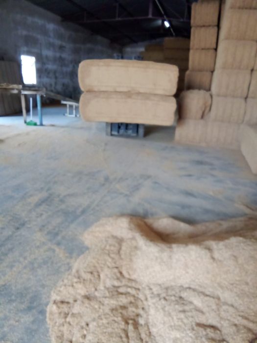 Fardos de casca de arroz para camas