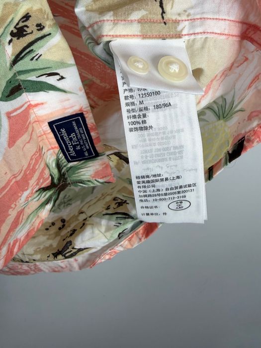 Koszula Hawajska Abercrombie & Fitch 100% Bawełna