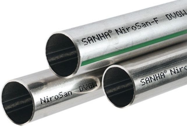 Sistema para controlar °C de água; Canalizações PPR; PVC; INOX.