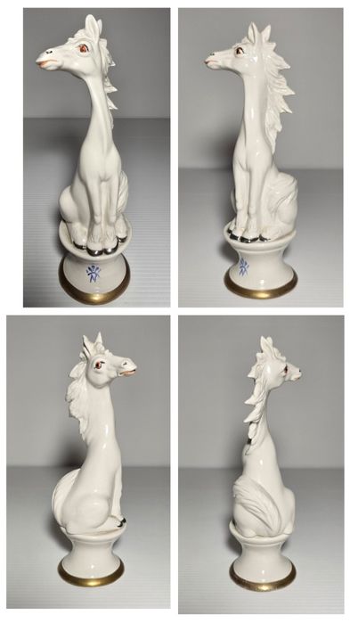 Старинная коллекционная фарфоровая статуэтка Capodimonte Каподимонте