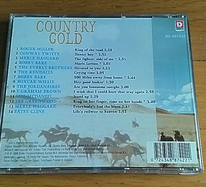 4 CD - Colectanea Musica Country Gold
