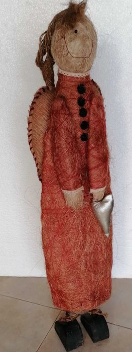 Boneco decorativo, 95 cm alt.,