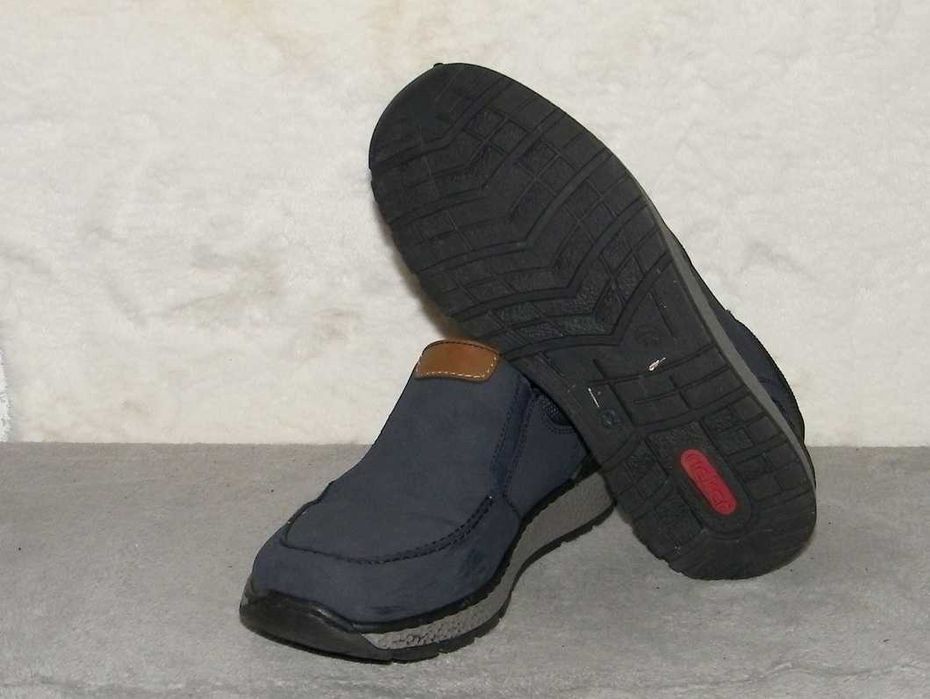 RIEKER Antisress - Extra Wide - BUTY WSUWANE - rozm. 42 - Jak Nówki !!!