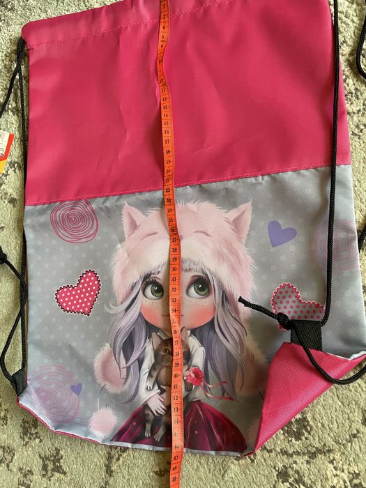 Сумка-рюкзак плащевка для девочки