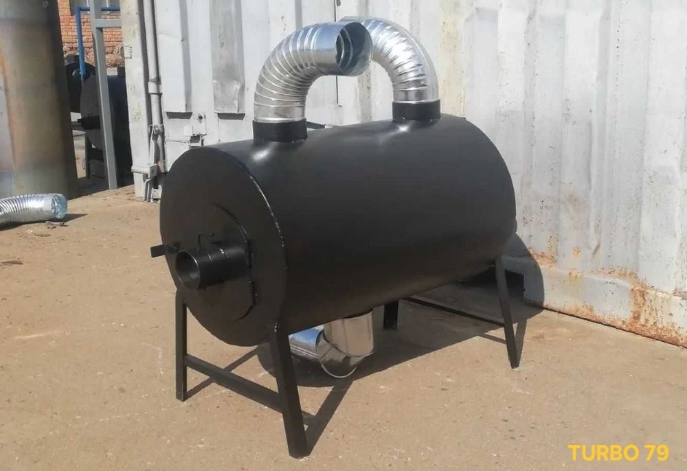 ДО 7,5 ГОДИН / 5мм / 10,5кВт / Вічна Піч Буржуйка Булерян - Булерьян