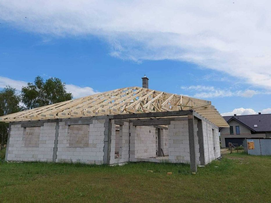 Wiązary bindry prefabrykowana konstrukcja dachowa