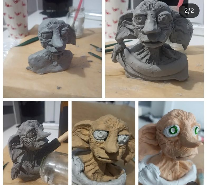 Zgredek handmade glina samoutwardzalna