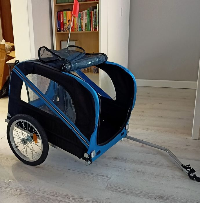 Przyczepka rowerowa dla psa