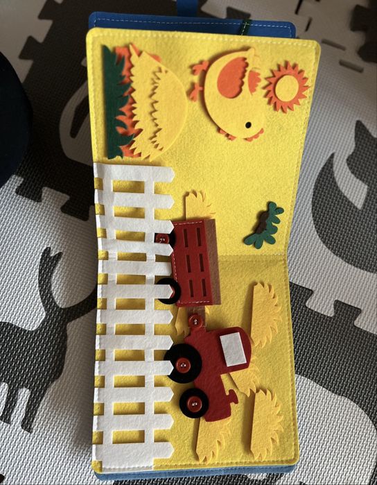 Książka montessori Farma