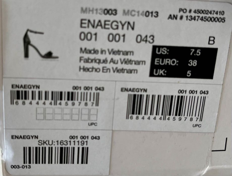 Sandálias Aldo tamanho 38 como nova