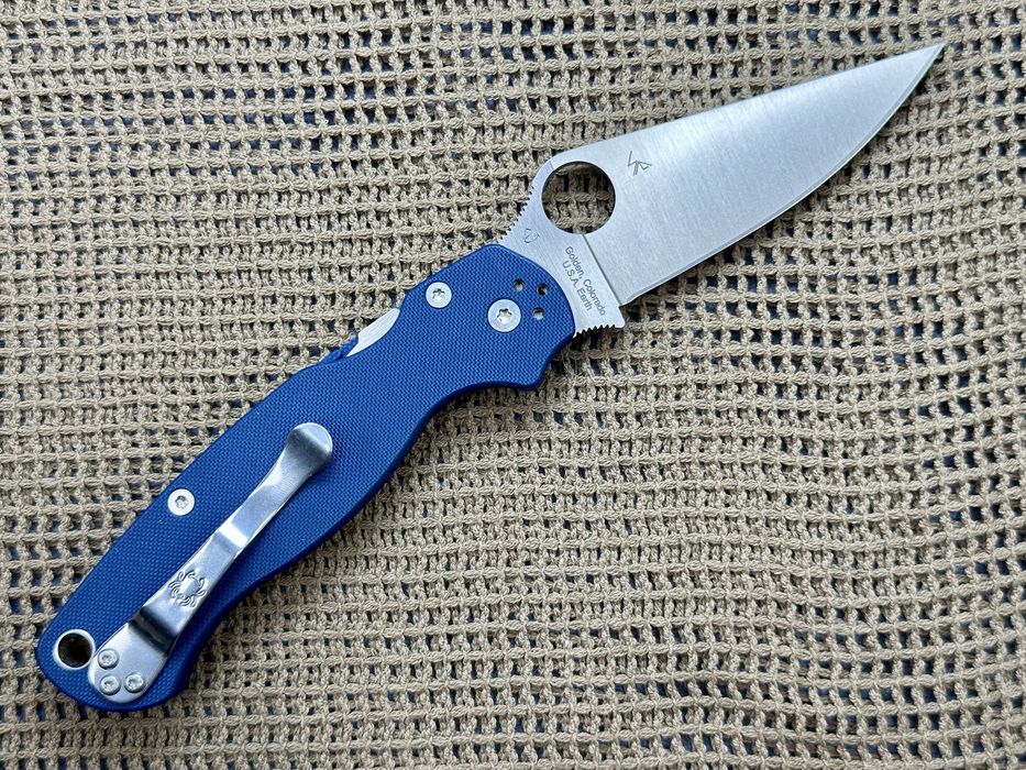 Ніж Spyderco Para Military 2 Cobalt Blue SPY27