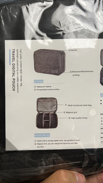 Bolsa Arrumação Digital (discos externos)