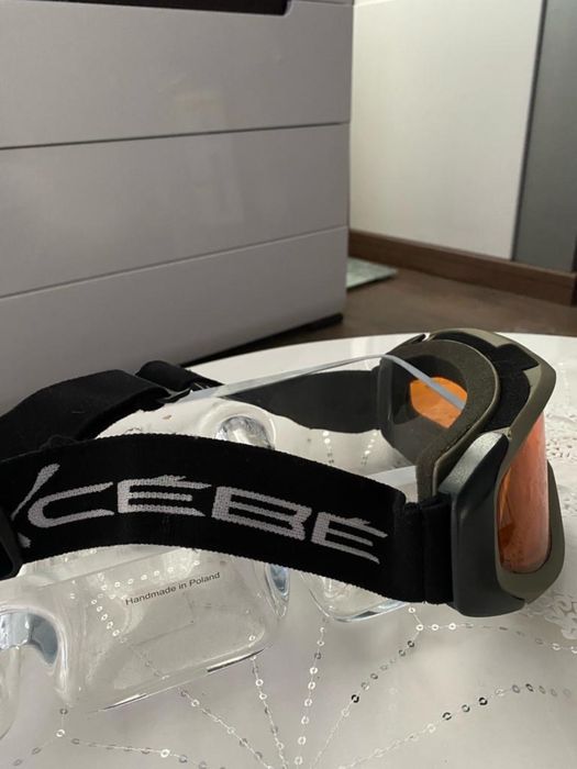 Kask UVEX + gogle CEBE