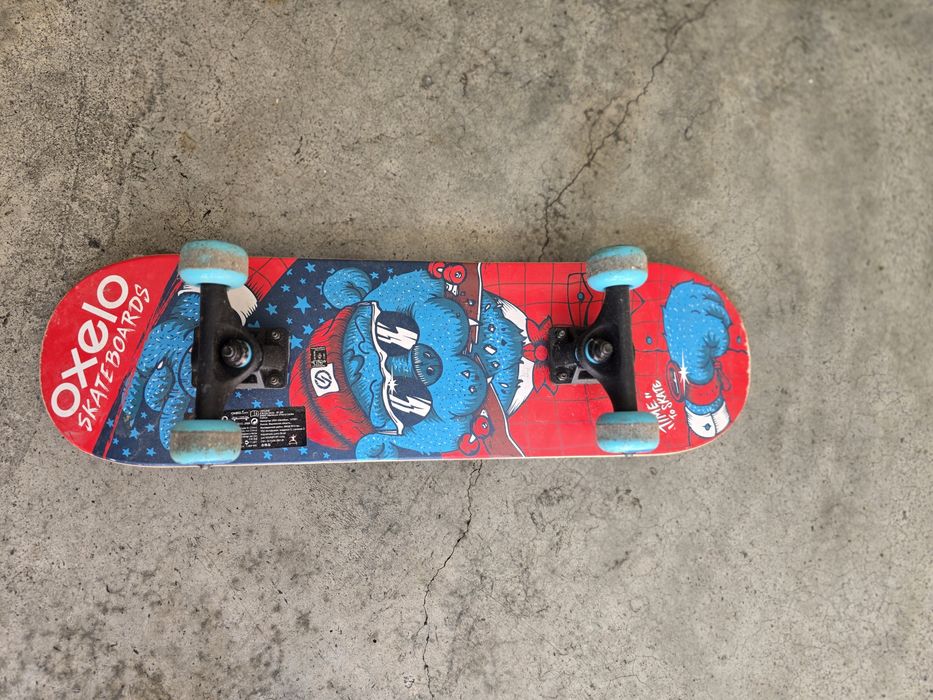 Skate Oxelo completo – pronto a usar