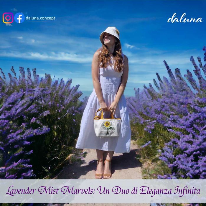 Mala e chapeu Bordado daluna (Entrega gratuita)