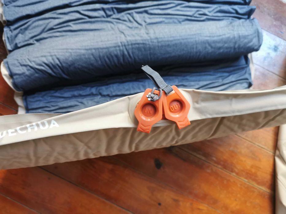 Conjunto campismo (Kit completo): cama + colchão + almofada