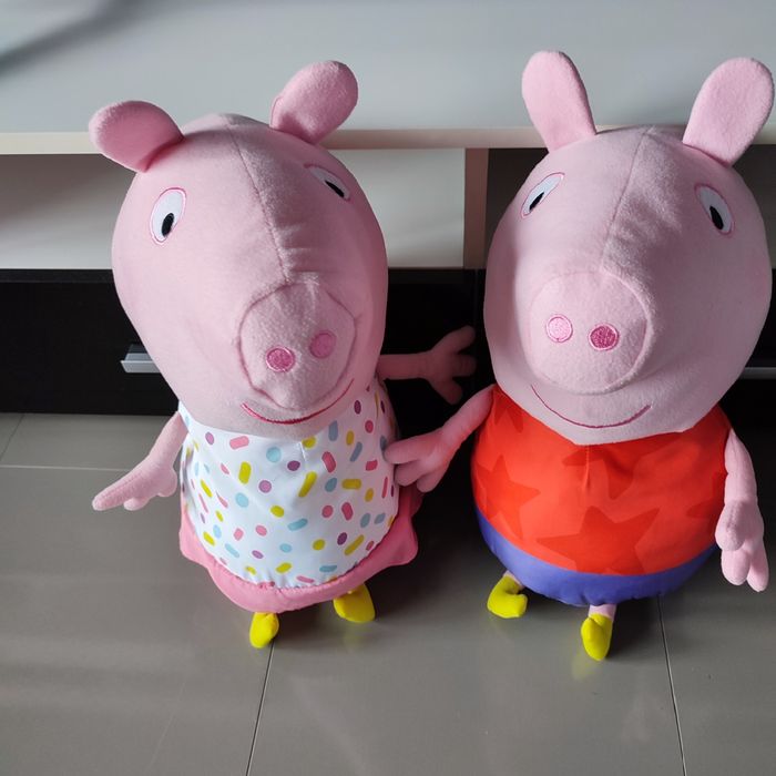 Świnka  Peppa i George duże pluszaki