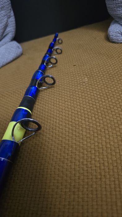 Conjunto de carreto e cana para pesca de  barco(Shimano+Barros)