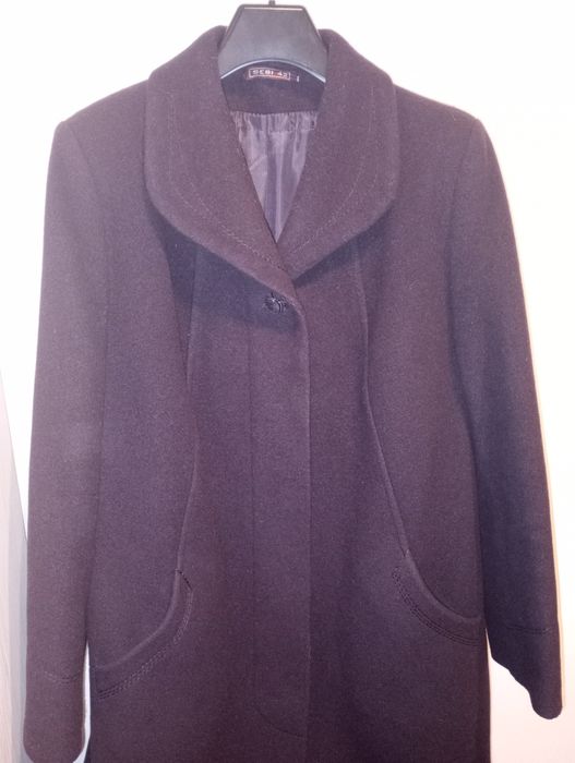 Długi płaszcz zimowy 42