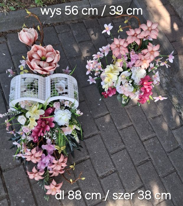 Kompozycja wiazanka stroik na cmentarz