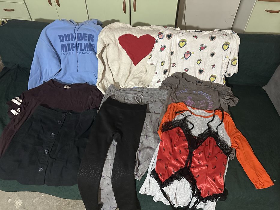 Zestaw paczka 10 ubrań damskich L/XL