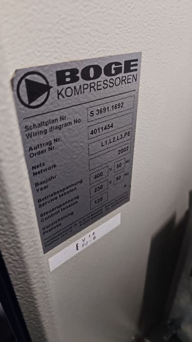 Sprezarka Srubowa BOGE S60-2 45KW