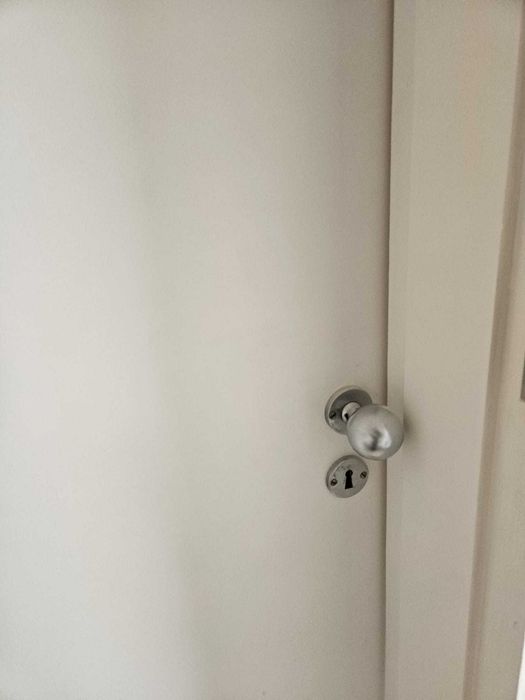 2 portas de Madeira lacada a branco