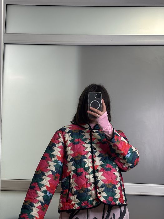 Marc Cain - Двостороння стьобана куртка з принтом