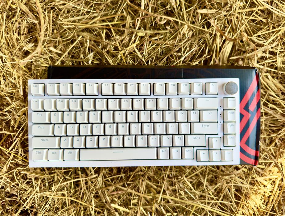 Клавиатура ajazz ak820 75% White НОВАЯ!Синие свичи