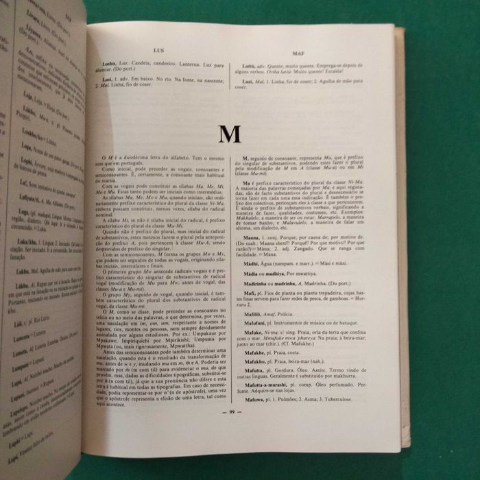 Dicionário Macua-Português - A. Pires Prata