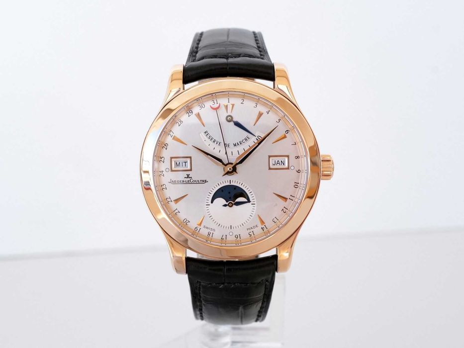 Jaeger-LeCoultre Master Calendar 18k Rose Gold Silver Dial