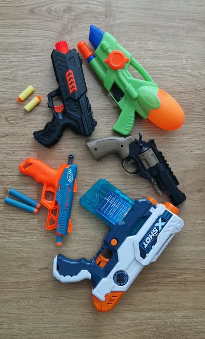 Zestaw pistolety nerf