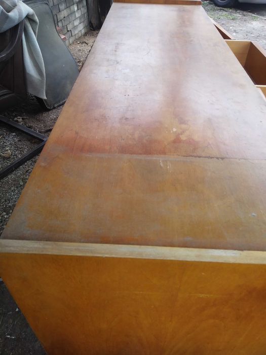 Stolik szafka komoda  PRL lata 60-te vintage 180 cm + gratis szafka