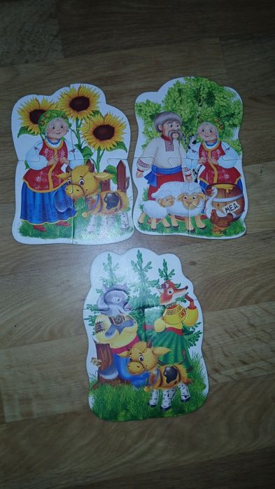 М'які пазли для дітей