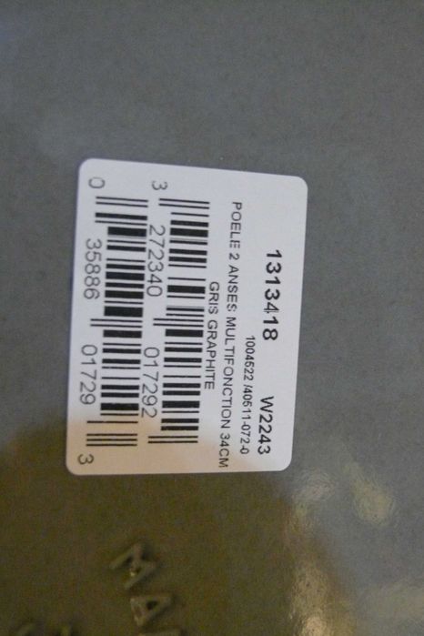 Frigideira de Dupla Alça Staub 13" - Cinza Grafite