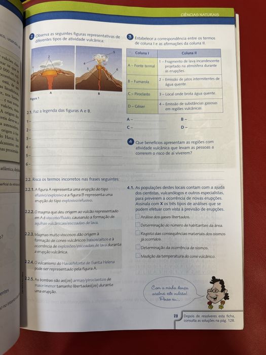 Cadernos de revisão 7.° ano volume 2