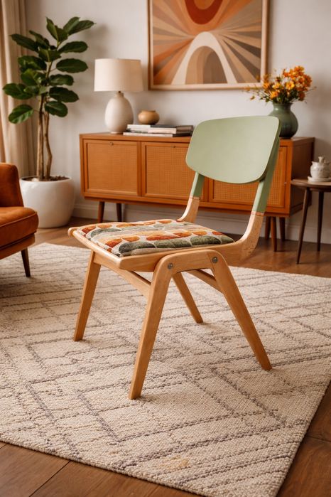 Krzesło Bumerang PRL | po renowacji | Trójmiastoo