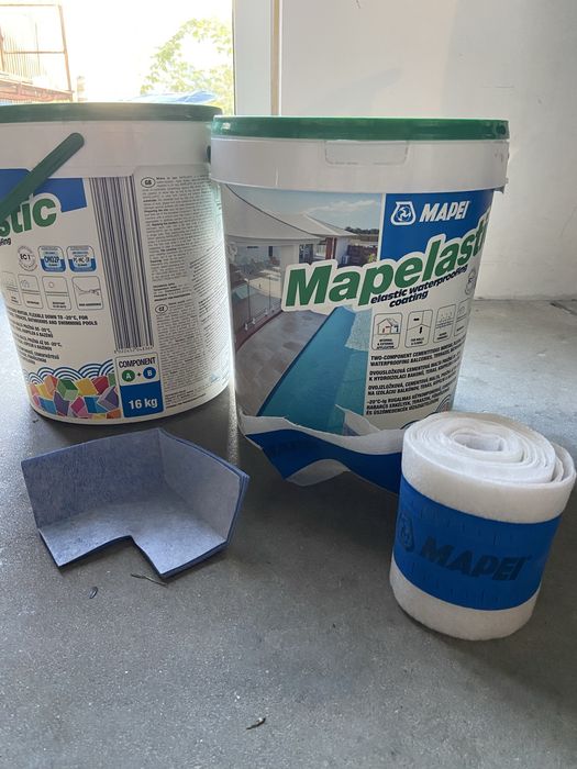 Гідроізоляція Mapei Mapelastic два комплелти. Гидроизоляцея