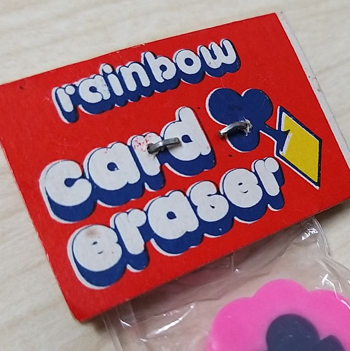 Borrachas naipes de cartas.