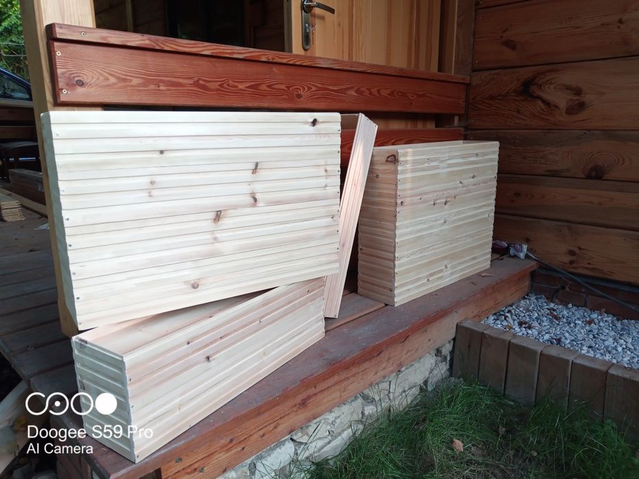 Skrzynki i drewniane modułowe