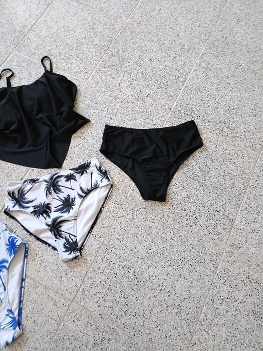 Tanquine azul e branco elegante e super confortável