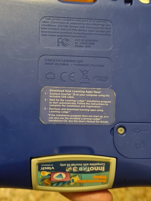 Детская Игра Говорящий Планшет VTECH INNO TAB 3s Английская Версия