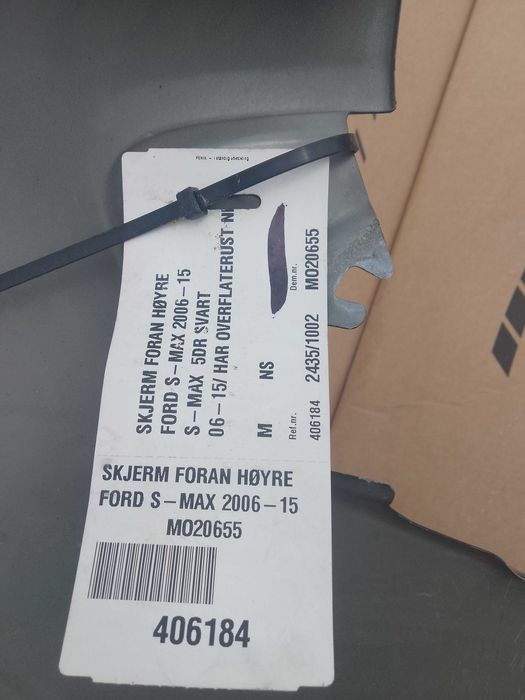 FORD S-MAX MK1 ST LIFT 10-14 Błotnik prawy przedni orginał